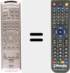 Replacement remote control for REMCON495